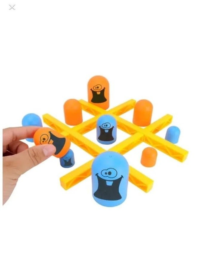 AHBHT Tic Tac Toe Board Game Learning Toys Tic Tac Toe Game Brain Games Strategy Board Games for Adults and Kids 2+ Year Old (Multicolor_Pack of 2) - Image 2